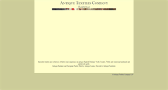 Desktop Screenshot of antiquetextilescompany.co.uk