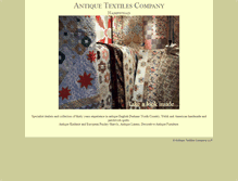 Tablet Screenshot of antiquetextilescompany.co.uk